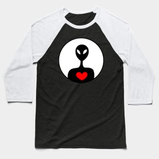 Alien Heart Baseball T-Shirt